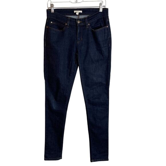 Eileen Fisher Women's Skinny Jeans Size 2 Jegging Dark Wash Low Rise Stretch - Picture 1 of 5